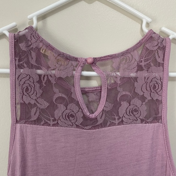 Kirra lavender purple peplum with lace XSmall - Picture 6 of 6